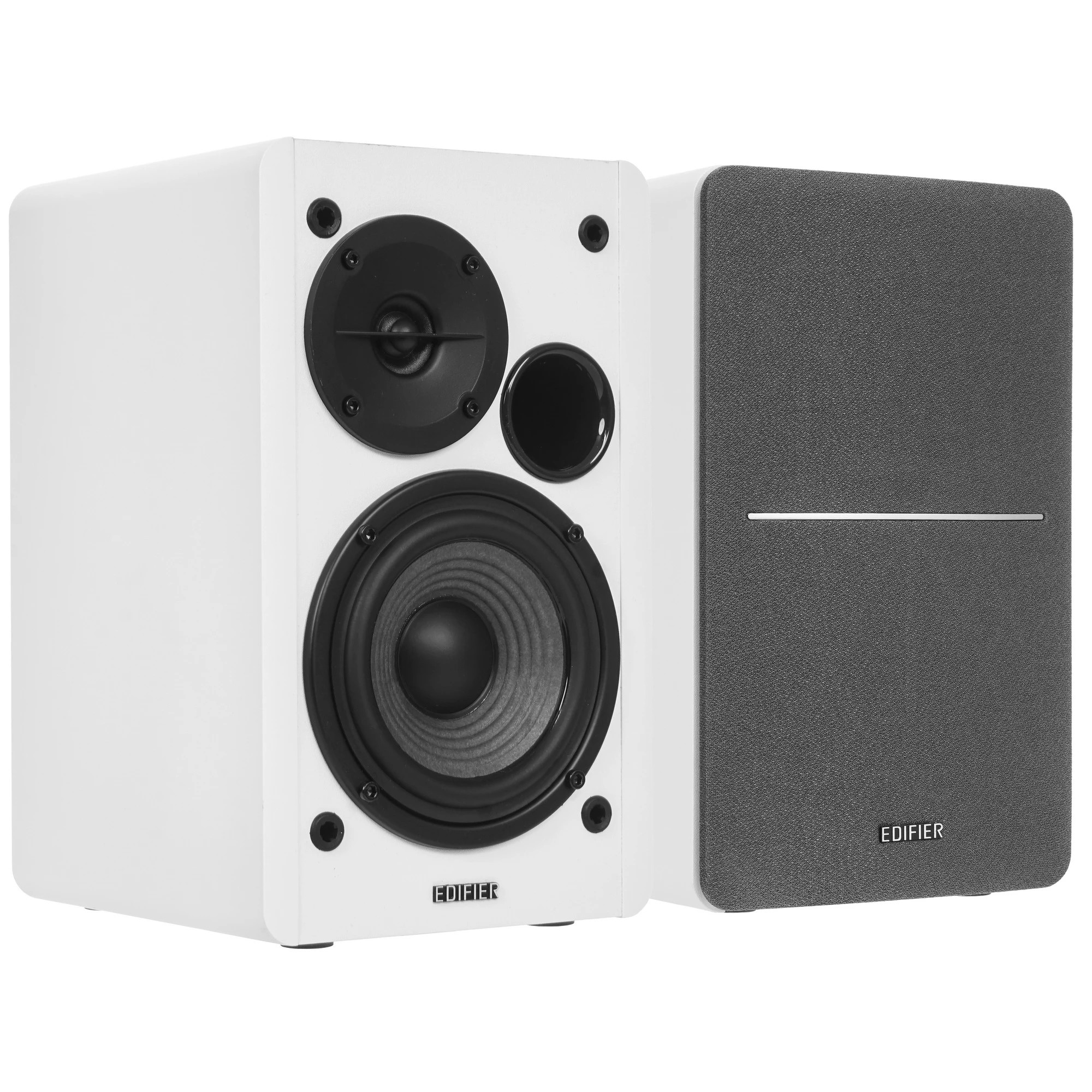 Edifier R1280TSilver/White {Активные, 2 x 21W RMS, 75-18000Гц, дерево, пульт ДУ}