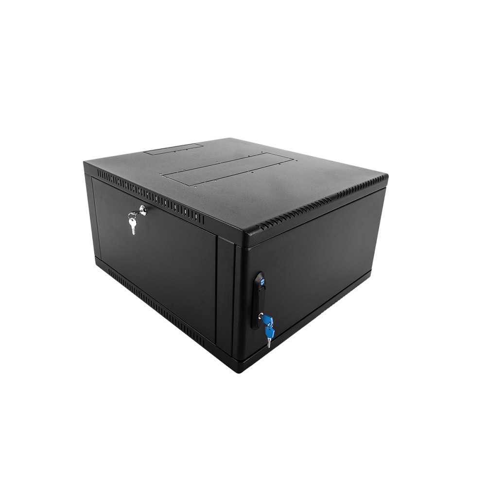 ЦМО Шкаф телекоммуникационный настенный сварной 6U (600 650) съёмные стенки, дверь металл, чёрный арт. ШРН-6.650.1-9005