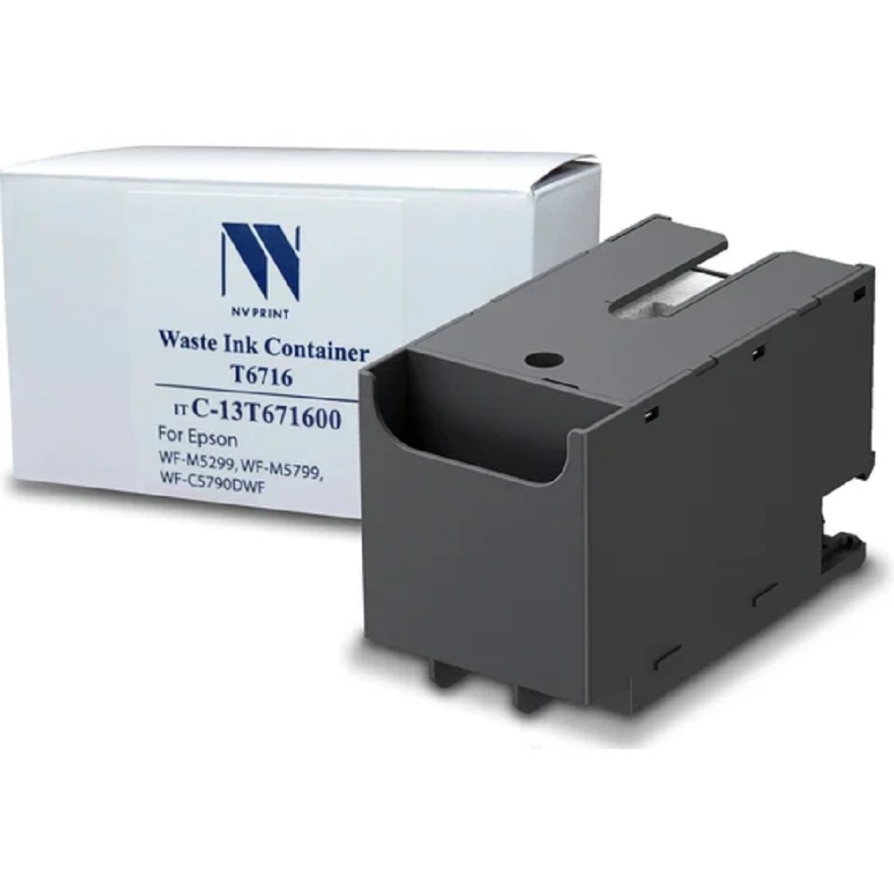 NV Print C13T671600 Ёмкость для отработанных чернил для Epson WorkForce Pro WF-M5299DW/M5799DWF/C5290DW/C5790DWF/C529RDW/C579RDWF арт. NV-C13T671600