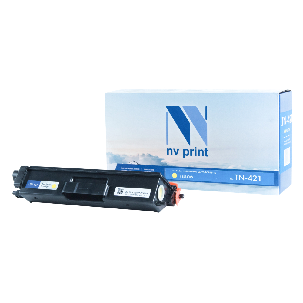 Картридж NVP совместимый NV-TN-421 Yellow для Brother HL-L8260/MFC-L8690/DCP-L8410 (1800k) NV Print арт. NV-TN-421Y