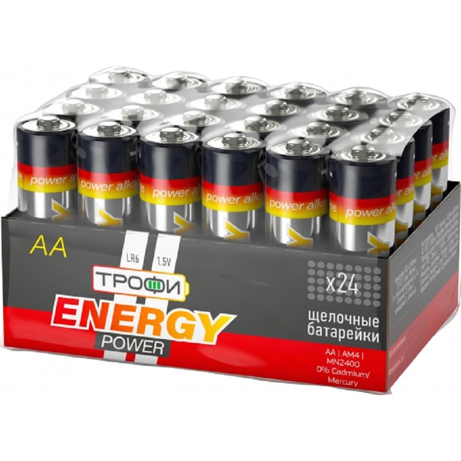 Трофи LR6-24 Bulk Energy Power Alkaline (24/720/21600) (24 шт. в уп-ке) арт. B0035376
