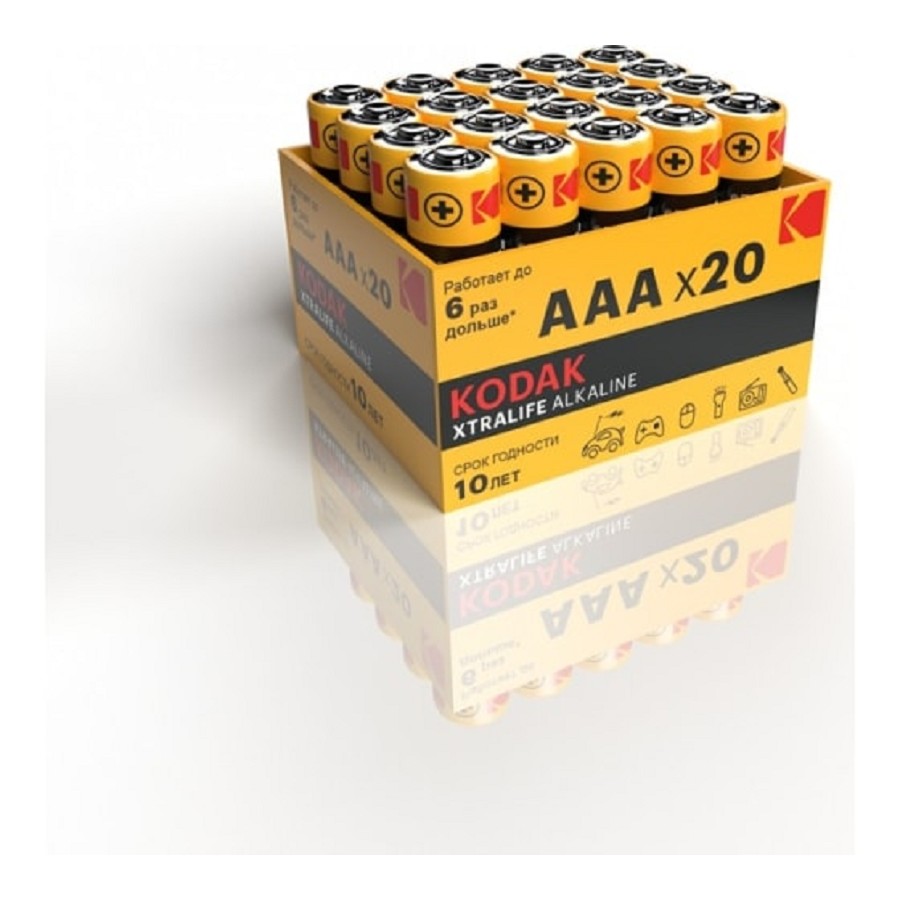 Kodak LR03-20 Bulk Xtralife Alkaline (20/360/34560) (20 шт. в уп-ке) арт. B0054764