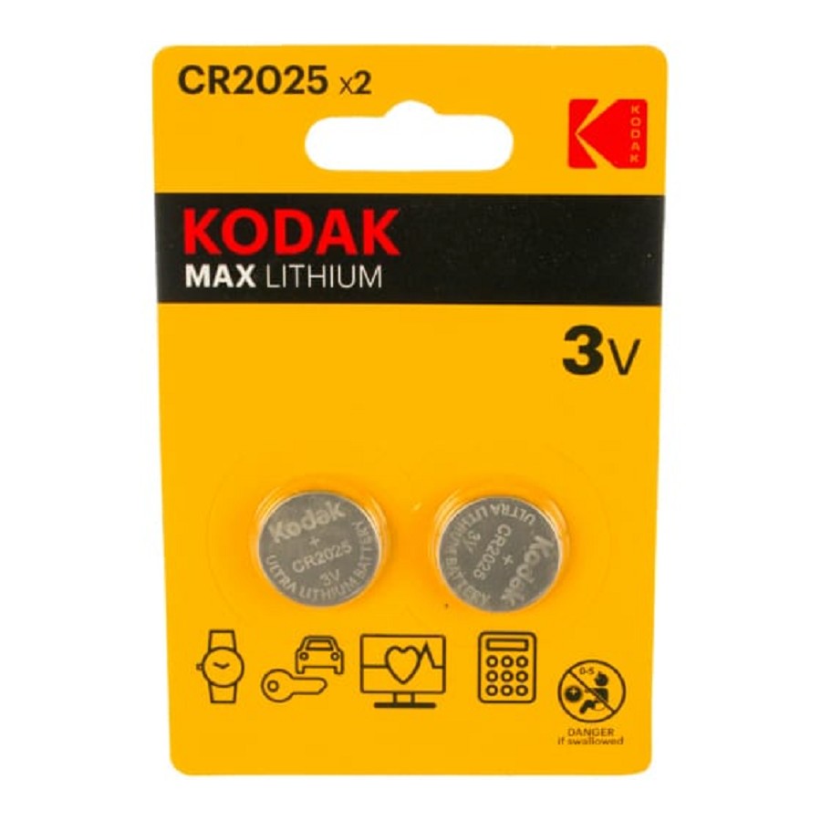 Kodak CR2025-2Bl Max Lithium (60/240/43200) (2 шт. в уп-ке) арт. B0037003