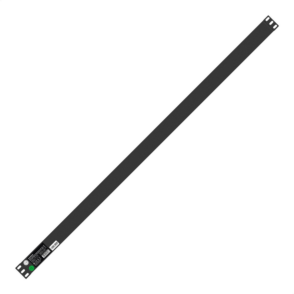 Exegate EX296173RUS Блок розеток вертикальный ExeGate ServerPro PDU-V201 Al-20S-EU3-1P (19", 1U, Алюминий,20 Schuko, кабель с евровилкой VDE-250V-16A-3*2.5mm2, 3 метра, автомат защиты, черный, RTL)