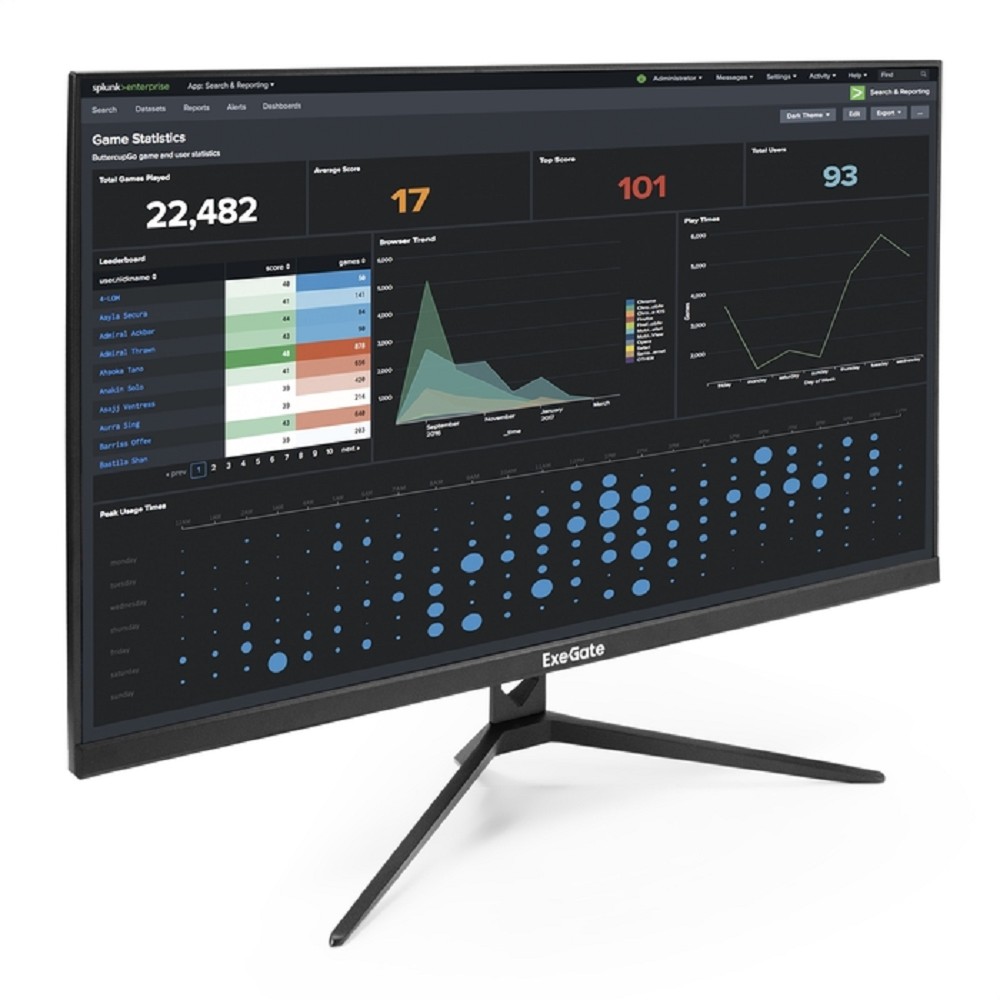 LCD ExeGate 27" EZ2707A ProSmart {IPS 1920x1080 75Hz 5ms 280cd 3000:1 178/178 D-Sub HDMI1.4 Speakers VESA} [EX296348RUS]