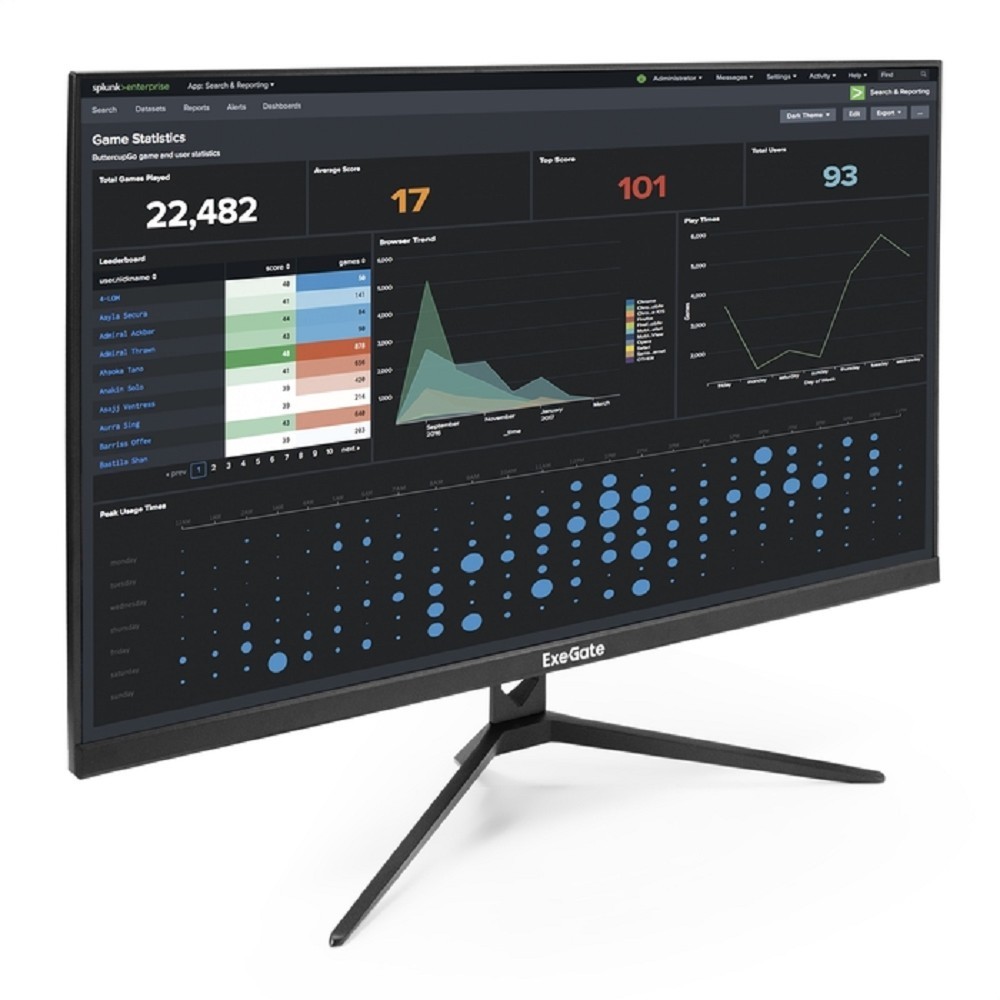 LCD ExeGate 27" EZ2700A ProSmart {IPS 1920x1080 75Hz 5ms 250cd 1000:1 178/178 D-Sub HDMI1.4 VESA} [EX296283RUS]