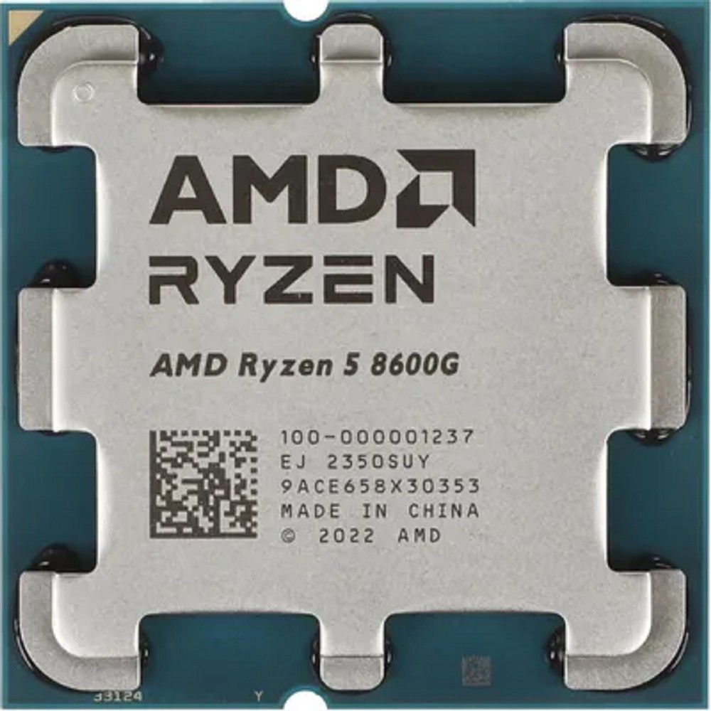 CPU AMD Ryzen 5 8600G, 6/12, 4.3-5GHz, 16MB, AM5, Radeon, 65W, OEM, 1 year арт. 100-000001237