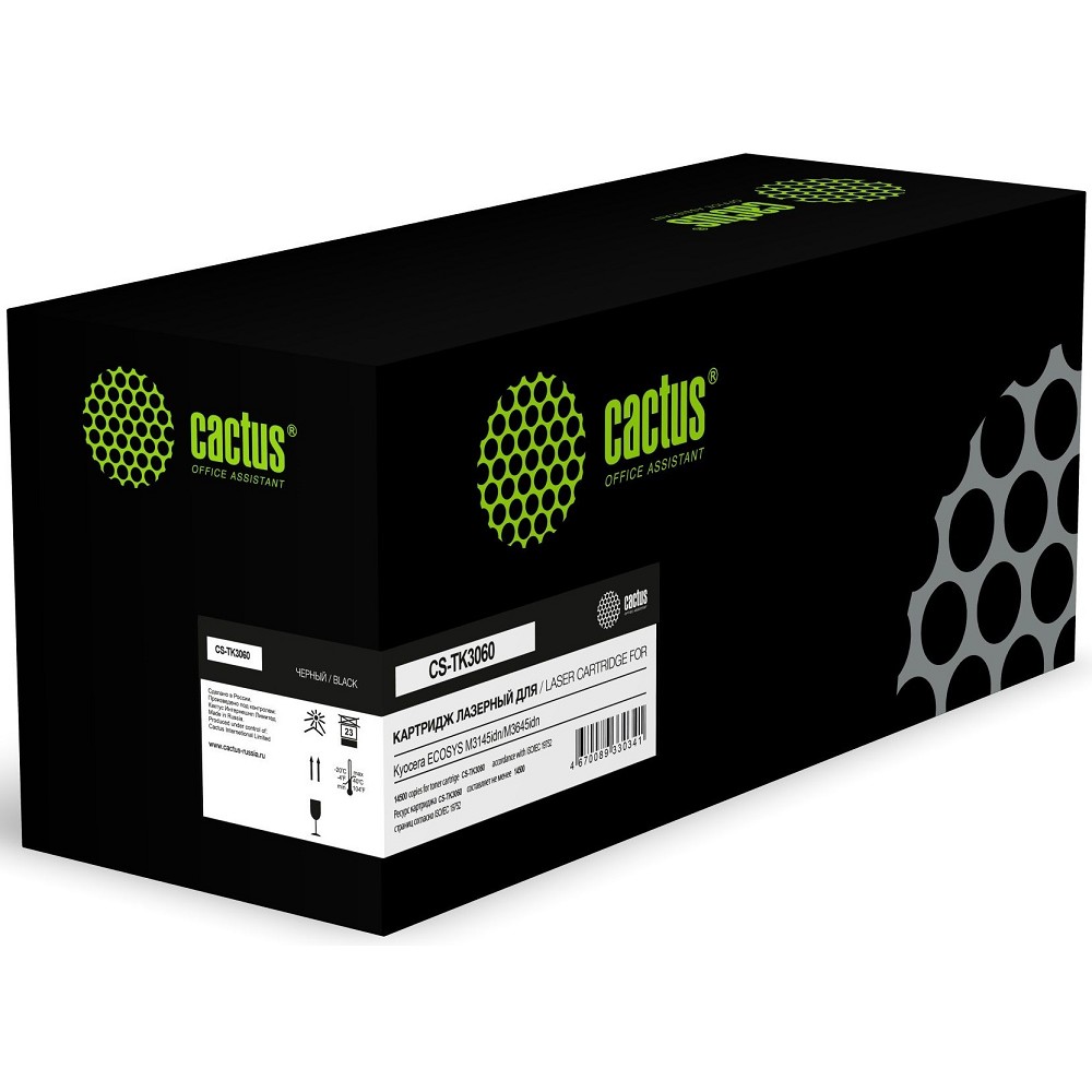 Cactus CS-TK3060 TK-3060 черный (14500стр.) для Kyocera Ecosys M3145idn/M3645idn