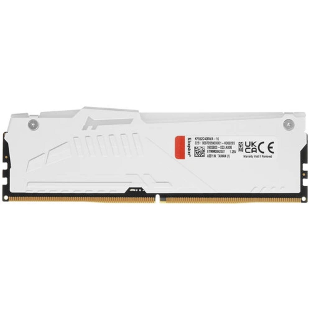 Kingston DDR5 DIMM 16GB 5200MHz KF552C40BWA-16 Fury Beast RGB RTL Gaming PC5-41600 CL40 288-pin 1.25В single rank с радиатором Ret