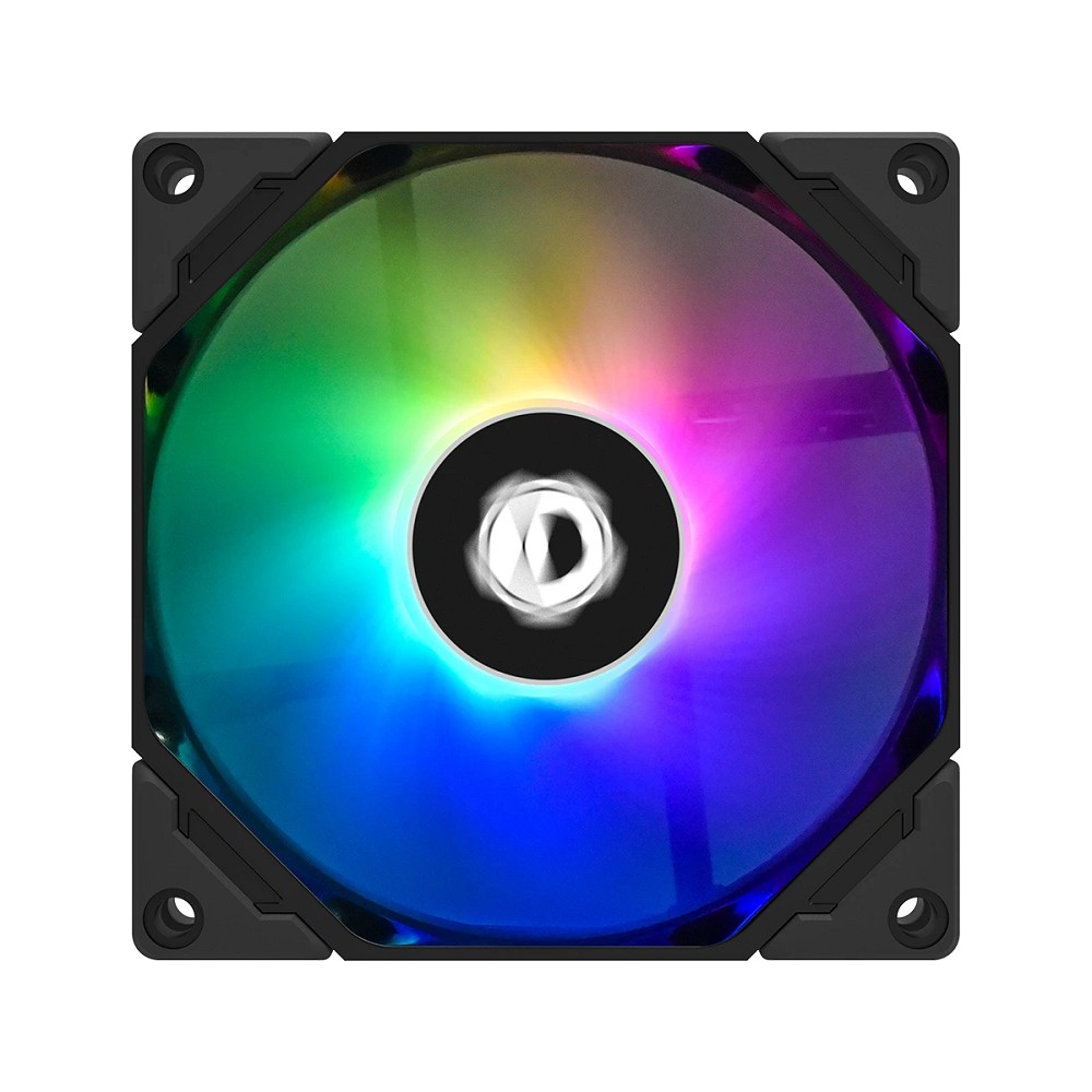 Case Fan ID-Cooling TF-9215-ARGB (92mm PWM, 4pin, супер-тонкий, ARGB, черный, 800-2500об/мин) BOX арт. TF-9215 ARGB