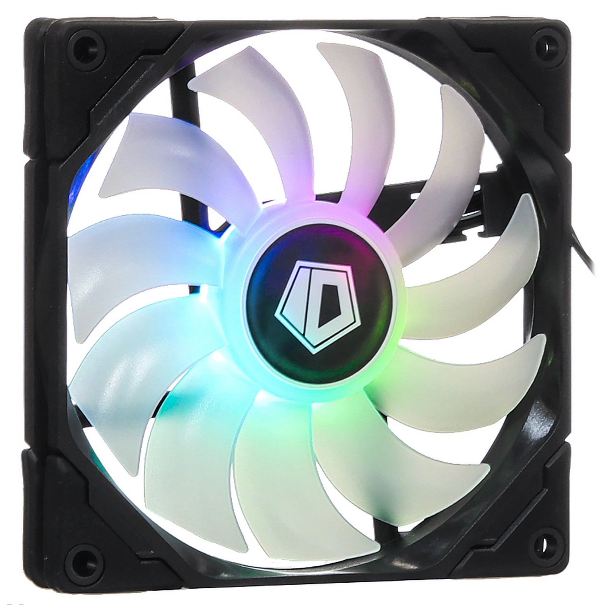 Case Fan ID-Cooling TF-9215-ARGB (92mm PWM, 4pin, супер-тонкий, ARGB, черный, 800-2500об/мин) BOX арт. TF-9215 ARGB