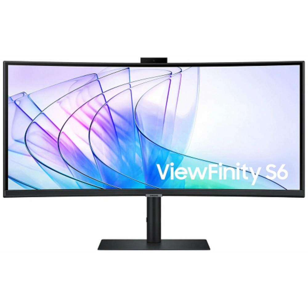 Samsung 34" ViewFinity S6 S34C650VAI Curved (VA 21:9 3440x1440x100Hz 5ms 350cd 3000:1 178/178 1,07 млрд DP; HDMI; USB-C (90 Вт) USB3.0x2 RJ45 WebC 5Mp Spk 2x5W HAS Tilt Swiv VESA Black арт. LS34C650VAIXCI