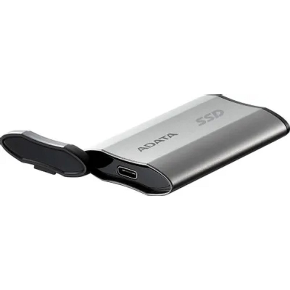 External SSD ADATA 500GB USB 3.2 Gen 2x2 Type-C R2000/W2000MB/s 3D NAND COLOR BOX silver арт. SD810-500G-CSG