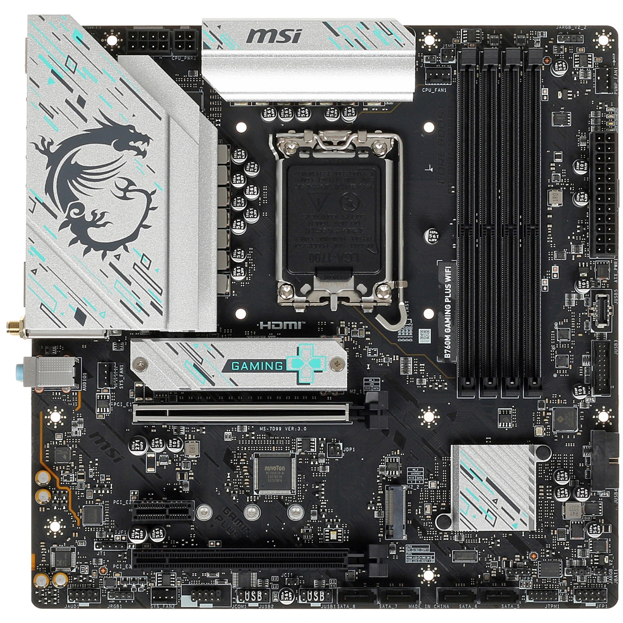 Материнская плата MicroStar B760M GAMING PLUS WIFI