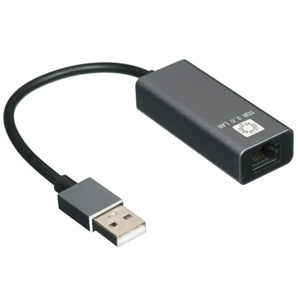 5bites Кабель-адаптер UA2-45-15BK USB2.0 / RJ45 100MB / AL / GREY