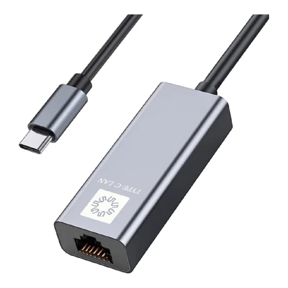 5bites Кабель-адаптер UA2C-45-16BK USB3.1 / RJ45 100MB / AL / GREY