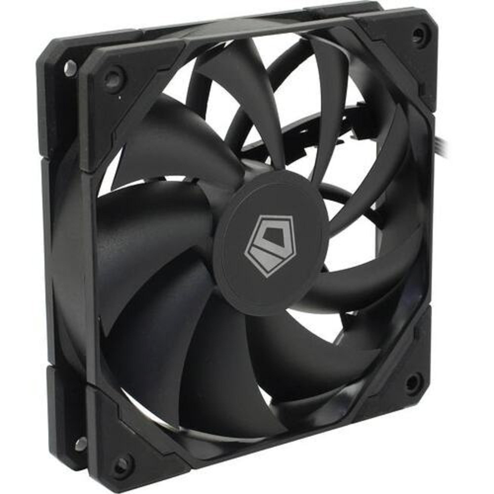вентилятор ID-COOLING TF-12025-PRO BLACK 120x120x25мм (60шт./кор, PWM, резиновые углы, черный, 500-1800об/мин) BOX