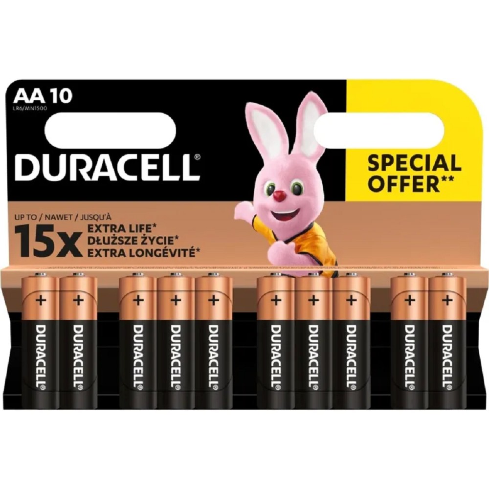 DURACELL LR6-10BL BASIC (6/60/16800) (10 в уп-ке шт.) арт. B0064942