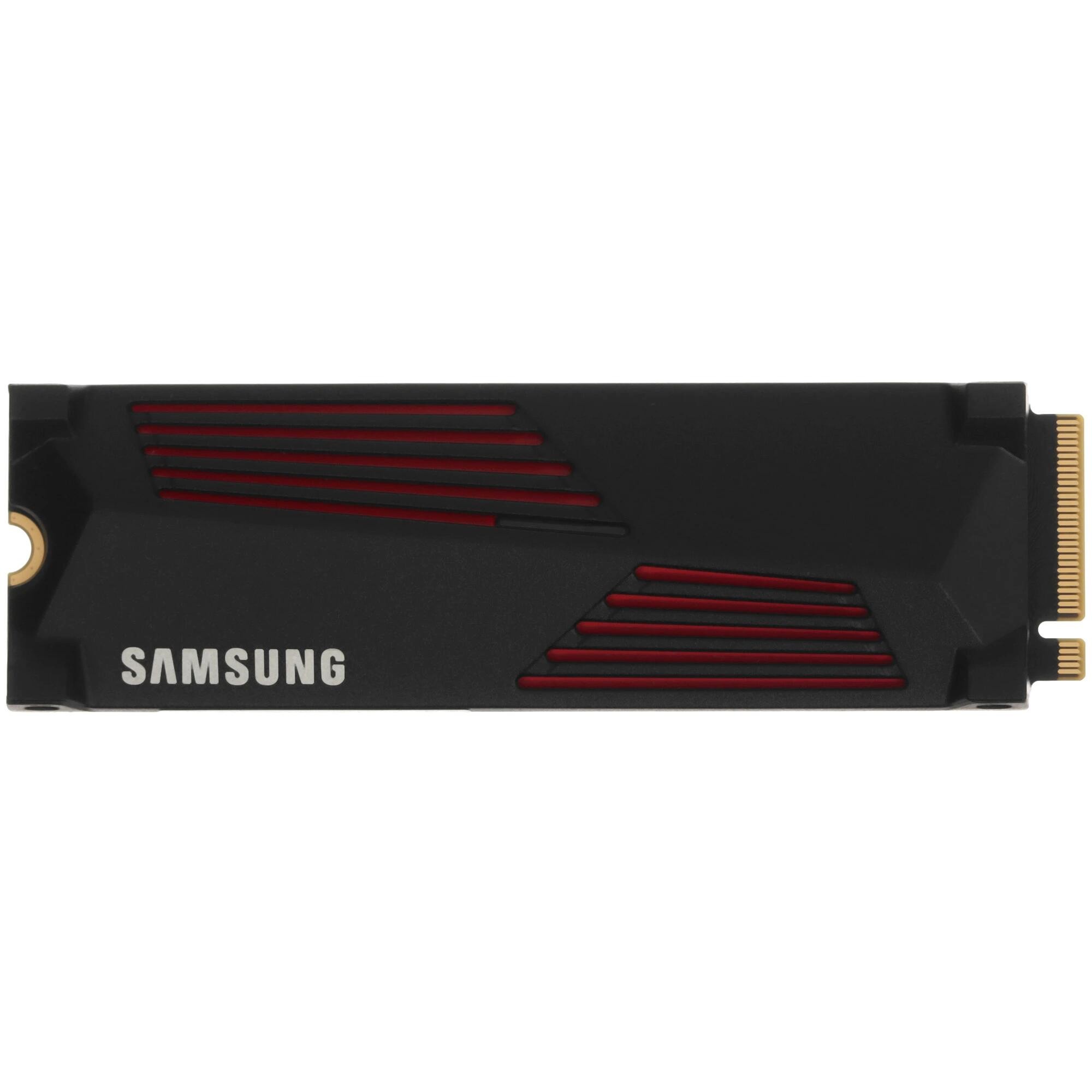 SSD M.2 (PCI-E NVMe 2.0 Gen 4.0 x4) 4Tb Samsung 990 PRO (R7450/W6900MB/s) with Heatsink, 1year арт. MZ-V9P4T0CW