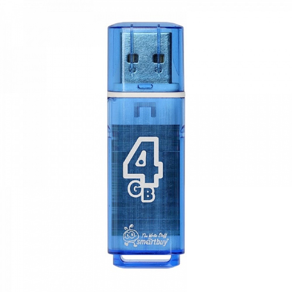 Smartbuy USB Drive 4GB Glossy series Blue (SB4GBGS-B) Smart buy