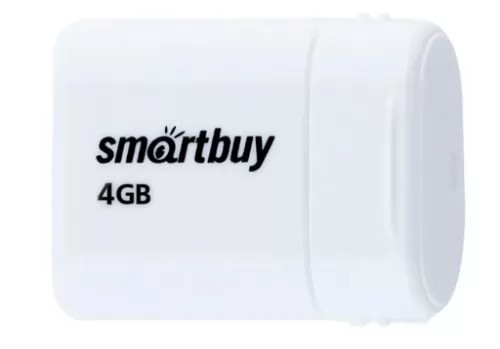 Smartbuy USB Drive 4GB LARA White (SB4GBLara-W) Smart buy