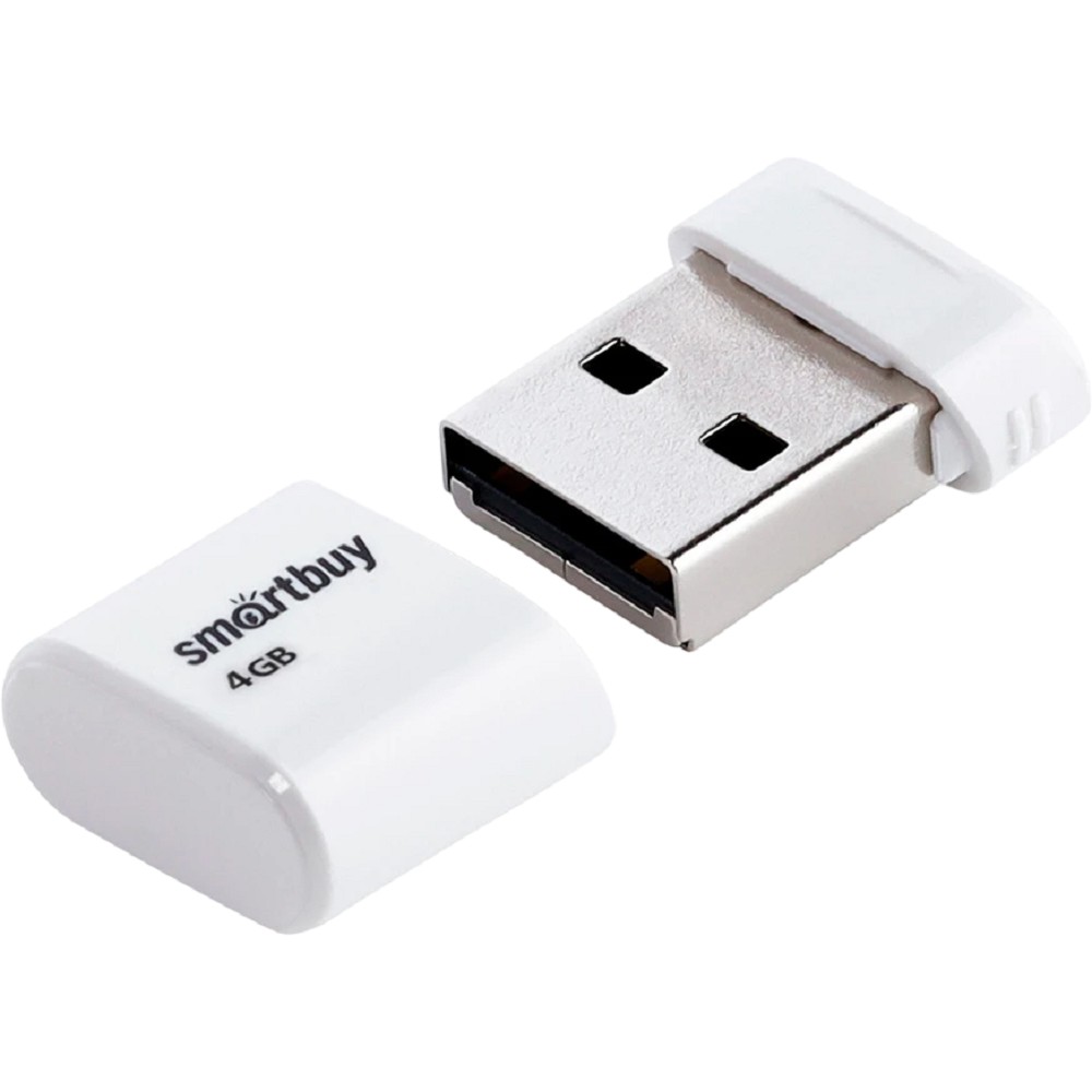 Smartbuy USB Drive 4GB LARA White (SB4GBLara-W) Smart buy
