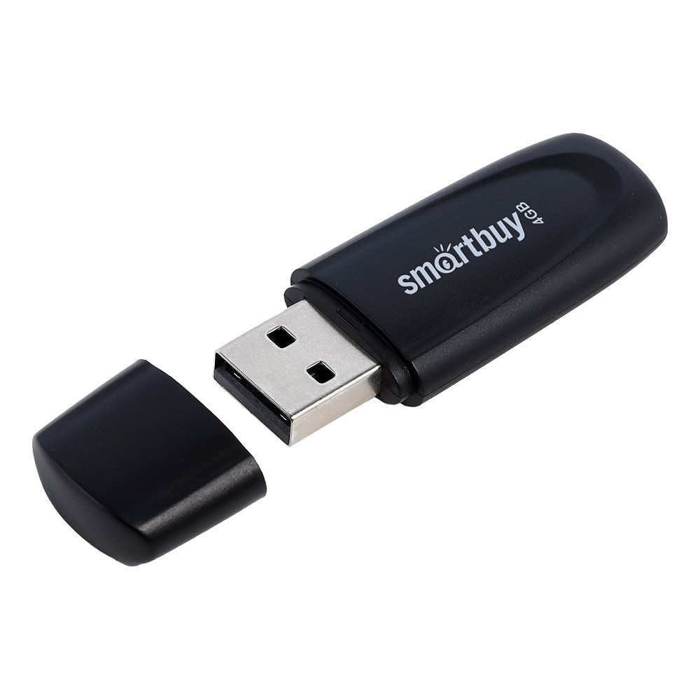 Smartbuy USB Drive 4GB Scout Black (SB004GB2SCK) Smart buy