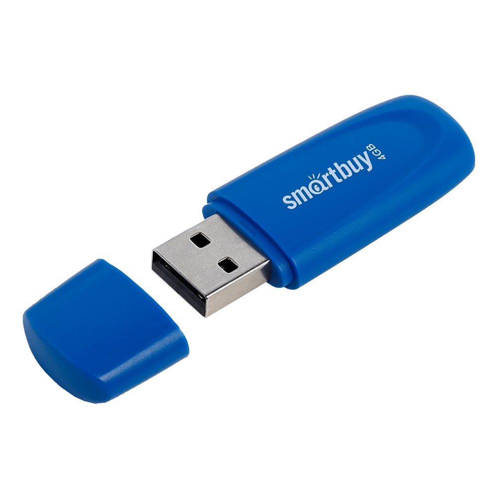 Smartbuy USB Drive 4GB Scout Blue (SB004GB2SCB) Smart buy