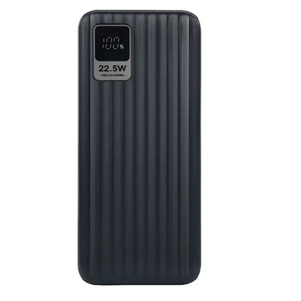 Perfeo Powerbank WATERFALL 20000 mAh/LED дисплей/PD + QC 3.0/Type-C/2 USB/Выход: 5A, max 22.5WBlack (PF_E1471)