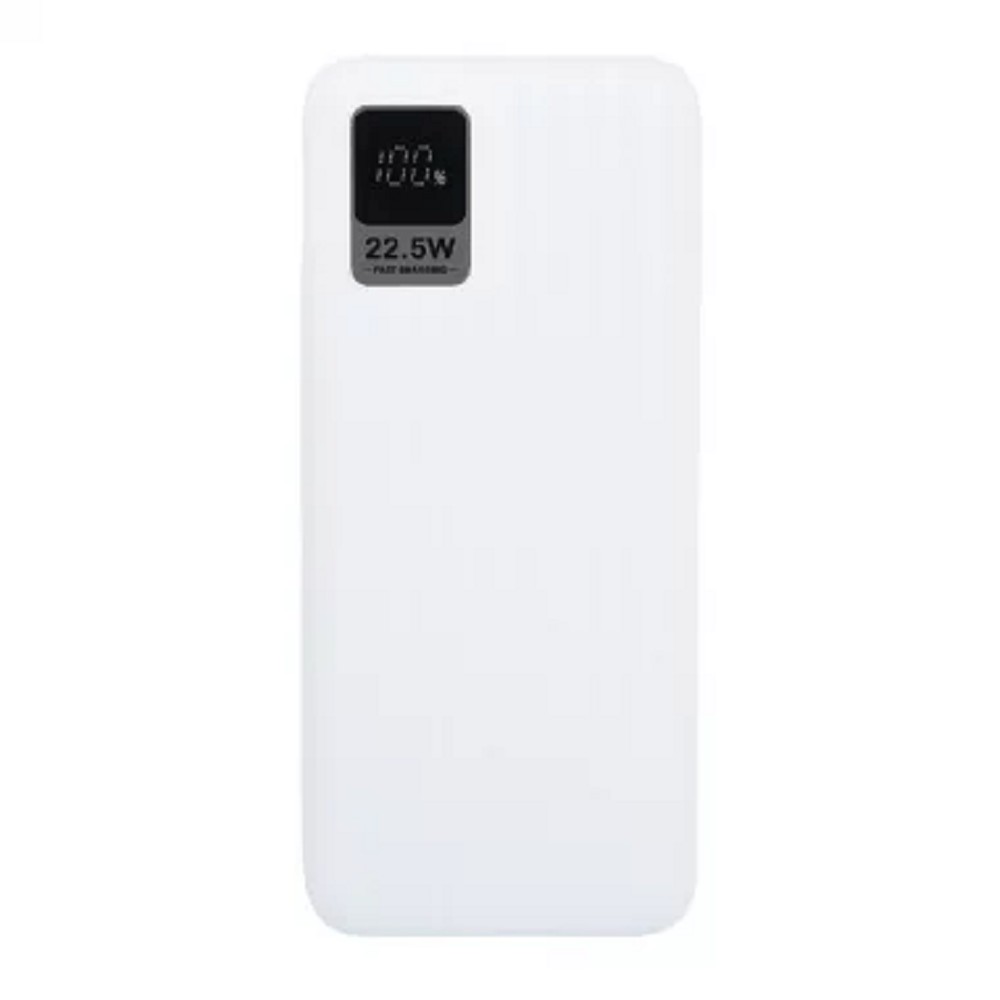 Perfeo Powerbank WATERFALL 20000 mAh/LED дисплей/PD + QC 3.0/Type-C/2 USB/Выход: 5A, max 22.5WWhite (PF_E1470)