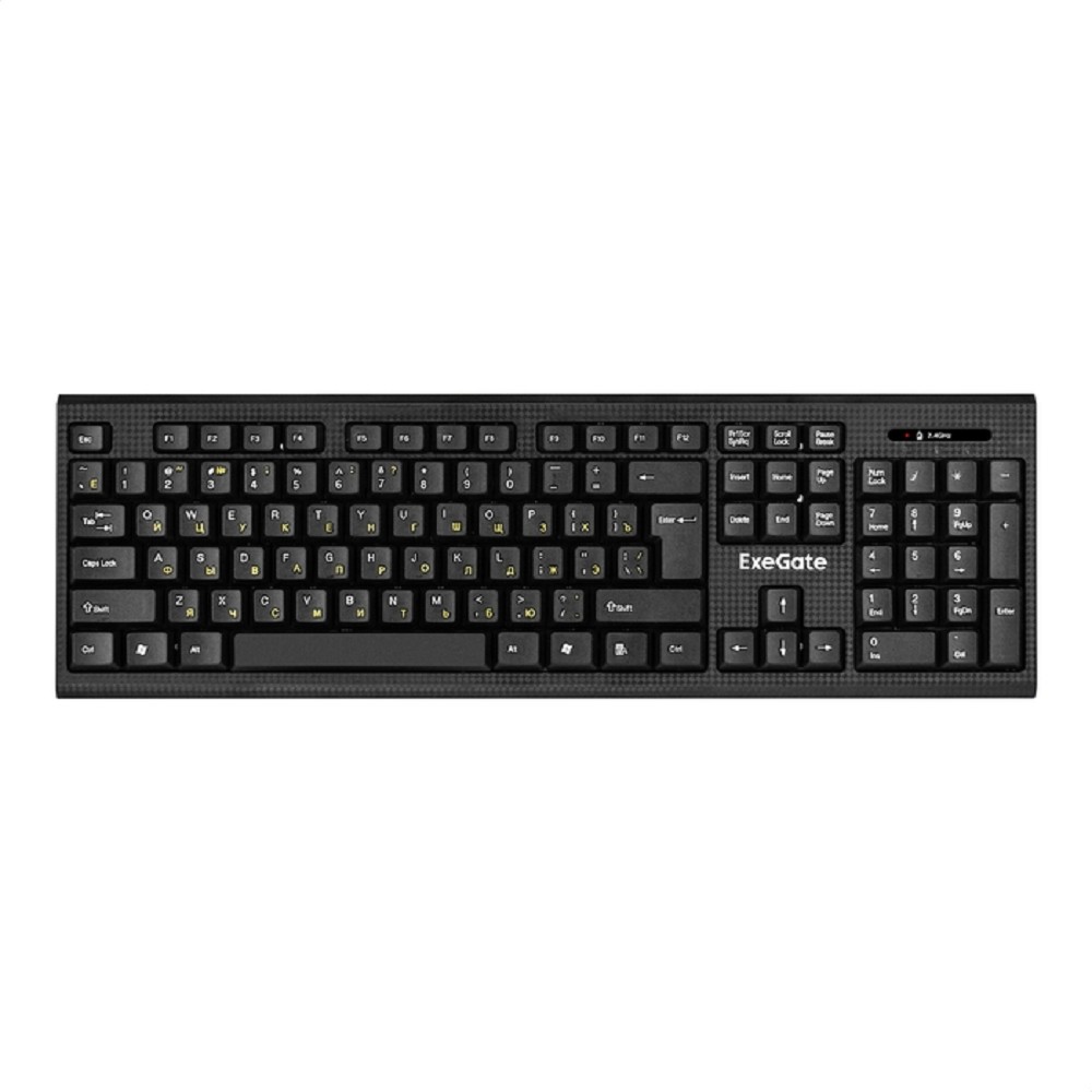 Exegate EX296104RUS Комплект беспроводной ExeGate Professional Standard Combo MK280 (кл.104кл+мышь 1000dpi 3кн.+Scr,USB)