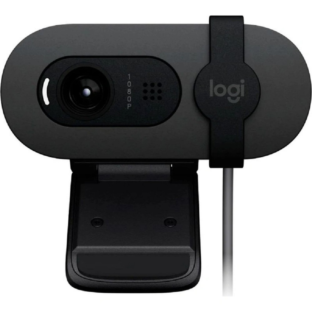 Logitech Webcam Brio 100, 1920x1080, GRAPHITE, защитная шторка, [960-001585]