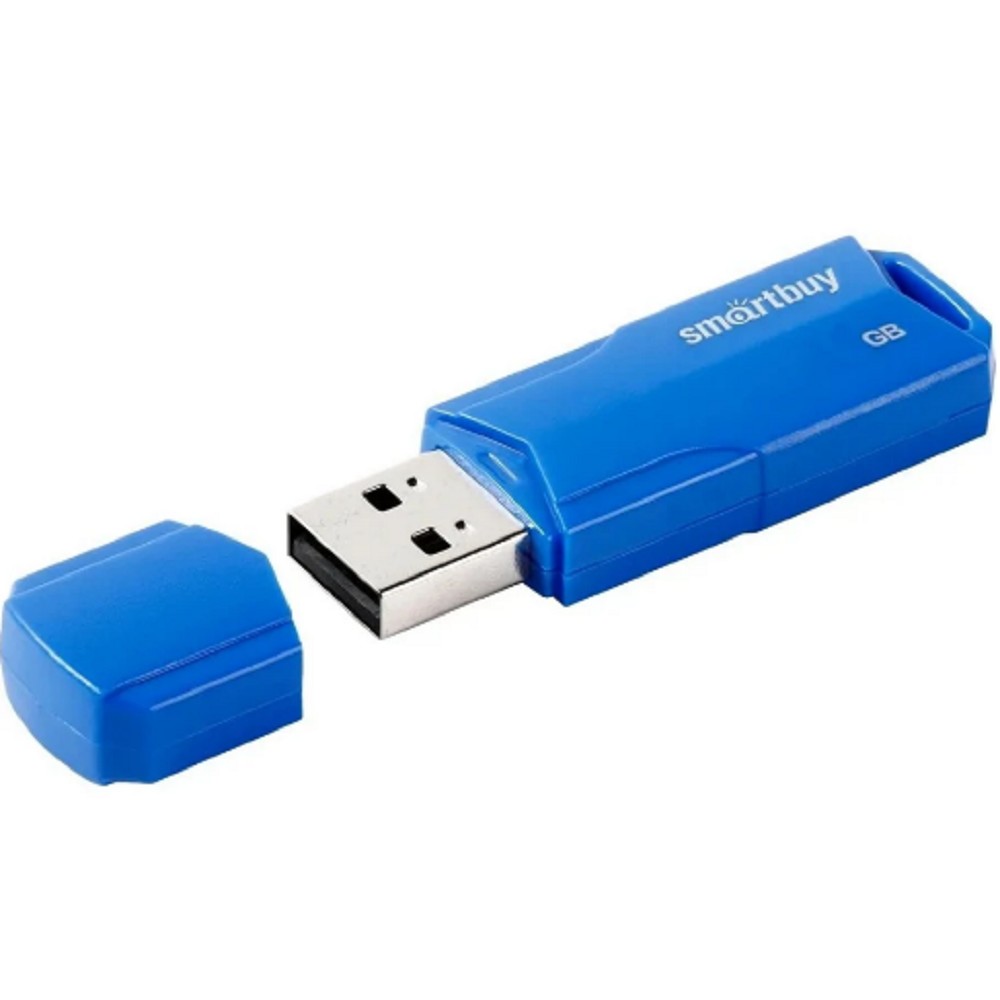 Smartbuy USB Drive 8GB CLUE Blue (SB8GBCLU-BU) UFD 2.0 Smart buy