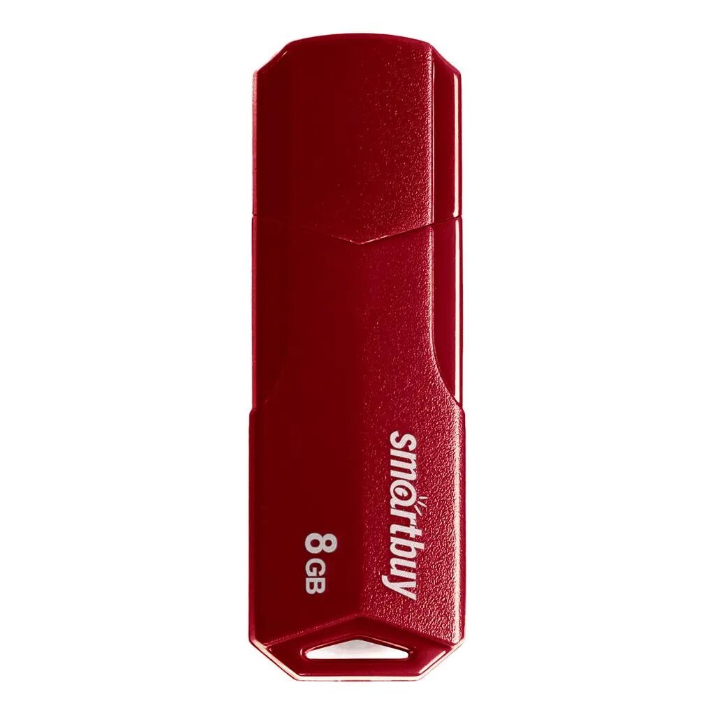 Smartbuy USB Drive 8GB CLUE Burgundy (SB8GBCLU-BG) UFD 2.0 Smart buy