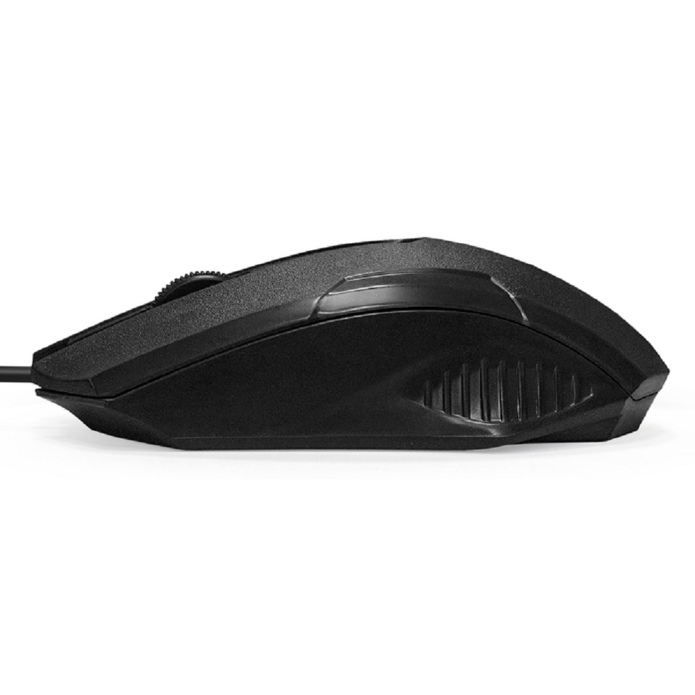 Мышь ExeGate SH-9025L (USB, оптическая, 1000dpi, 3D, 3 кнопки и колесо прокрутки, длина кабеля 2м, черная, RTL) (279942) арт. EX279942RUS