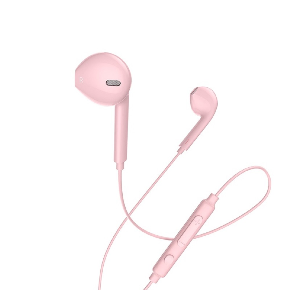 HOCO M55/ Наушники + микрофон/ Кнопка ответа/ 1.2м/ 3.5 mm jack/Pink арт. 6957531 099925