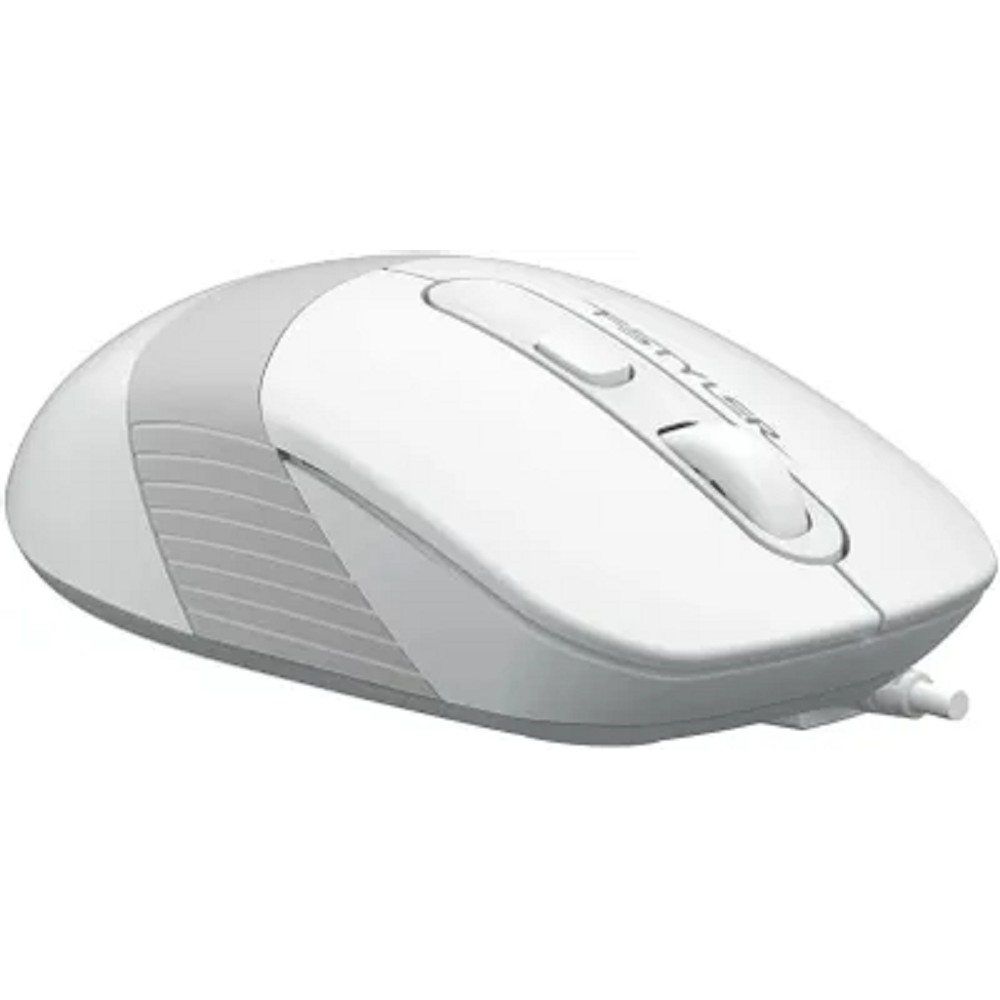 Мышь компьютерная A4Tech Fstyler FM10S белый/серый 1600dpi/USB/4but арт. FM10S USB WHITE