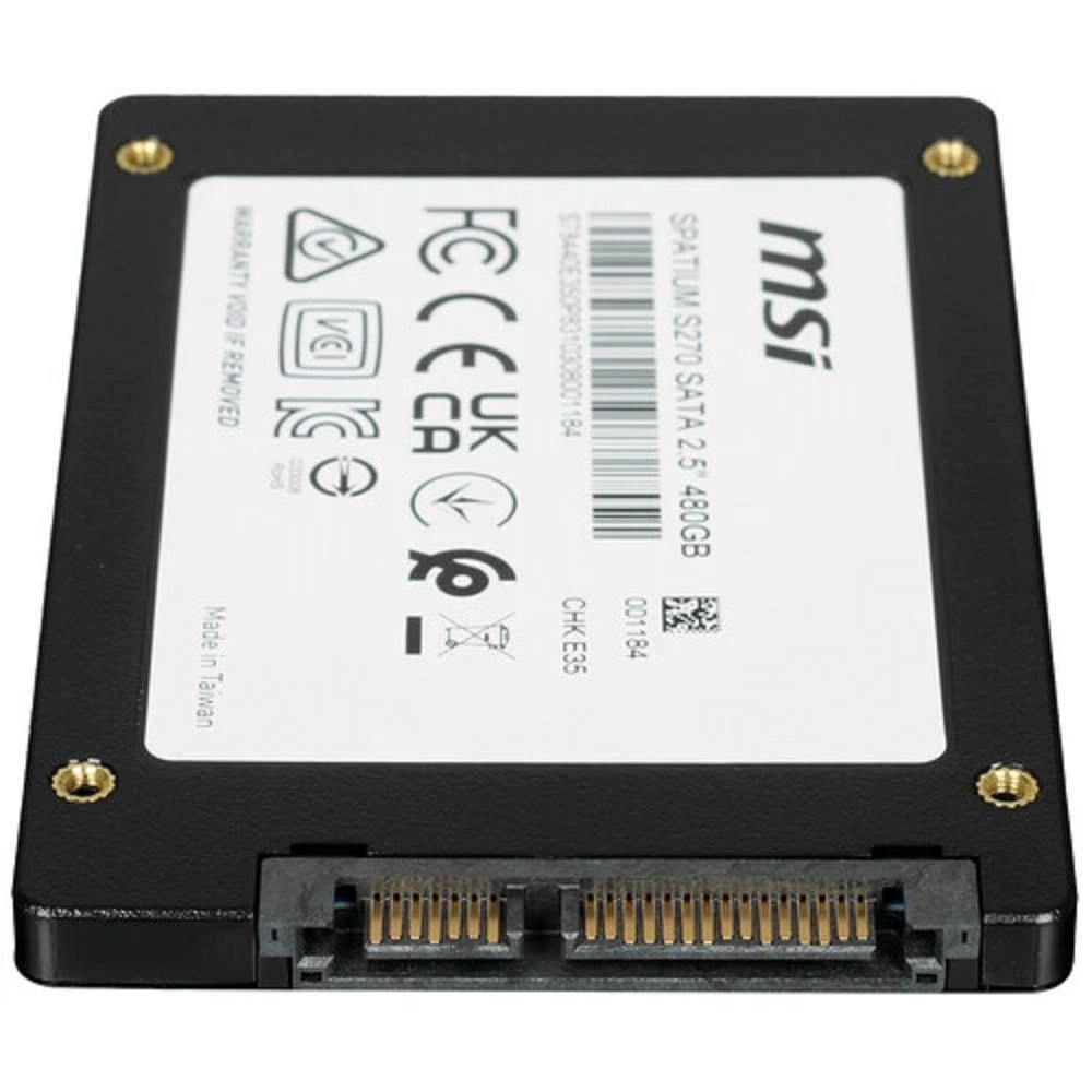 SSD MSI 480GB SATA 2.5” SPATIUM S270 S78-440E350-P83 MicroStar