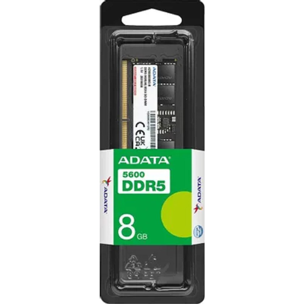 ADATA DDR5 SO-DIMM 8GB 5600MHz 1*8GB 46-45-45 SINGLE TRAY арт. AD5S56008G-S