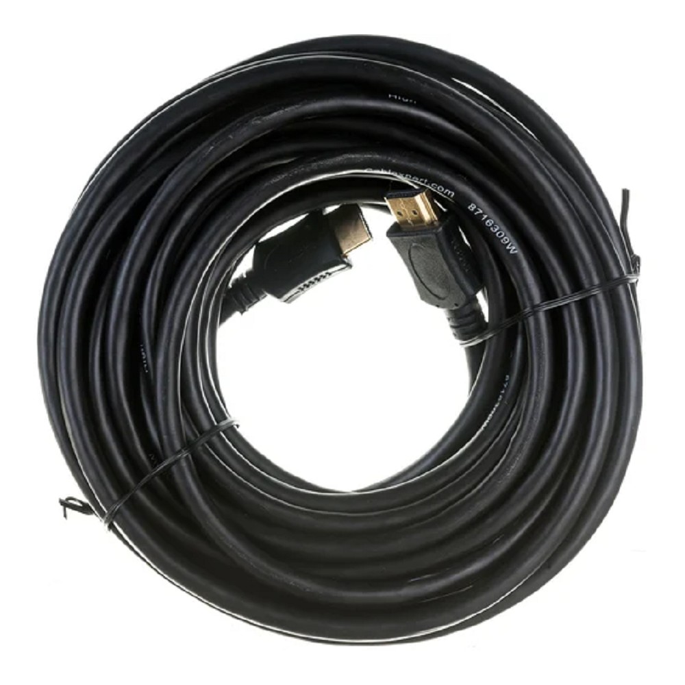 Кабель HDMI Cablexpert CC-HDMI4L-10M, 19M/19M, v2.0, серия Light, позол.контакты, экран, 10м, черный, пакет