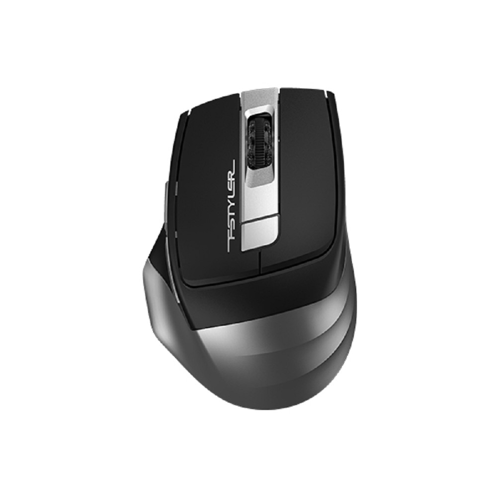 Мышь A4Tech Fstyler FB35S серый/черный оптическая 2000dpi беспров. BT/Radio USB для ноутбука 5but (FB35S USB SMOKY GREY)