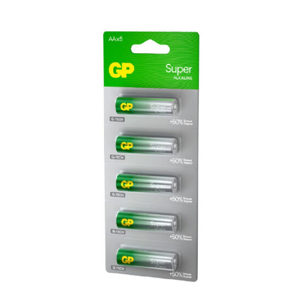 GP 15AA21-2CRSBC6 36/720 Super Alkaline G-Tech (6 шт. в уп-ке) арт. 4891199227622