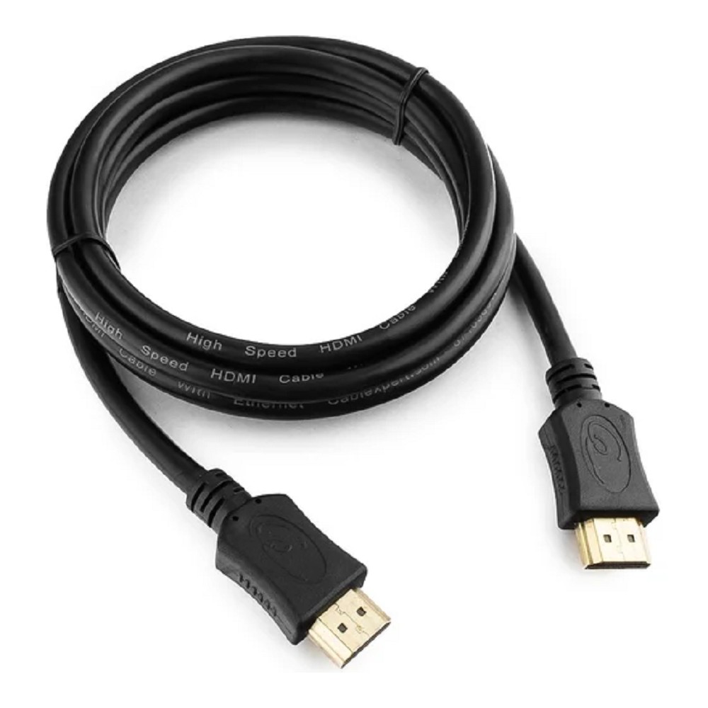 Кабель HDMI Cablexpert 19M/19M, v2.0, серия Light, позол.контакты, экран, 1.5м, черный, пакет (CC-HDMI4L-1.5M) Gembird