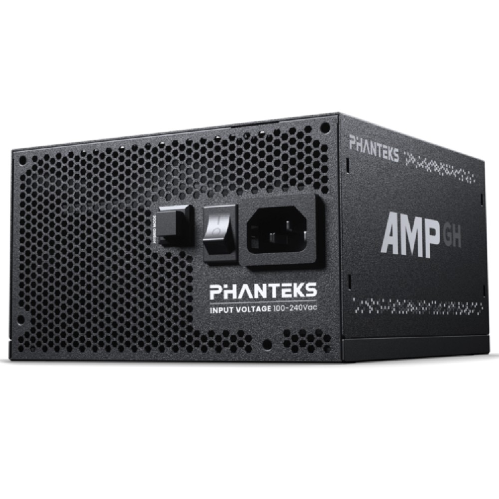 PHANTEKS Блок питания AMP GH 850W (80 Plus Gold, ATX 3.1, PCIe 5.1, APFC, 120mm Fan, Fully Modular, Black) / PH-P850GH_BK01