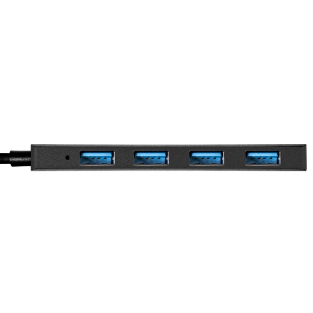 Exegate EX296929RUS USB-Хаб (концентратор) 4-в-1 ExeGate DUB-4CP/3 (кабель-адаптер USB Type C --> 4xUSB3.0, Plug&Play, черный)