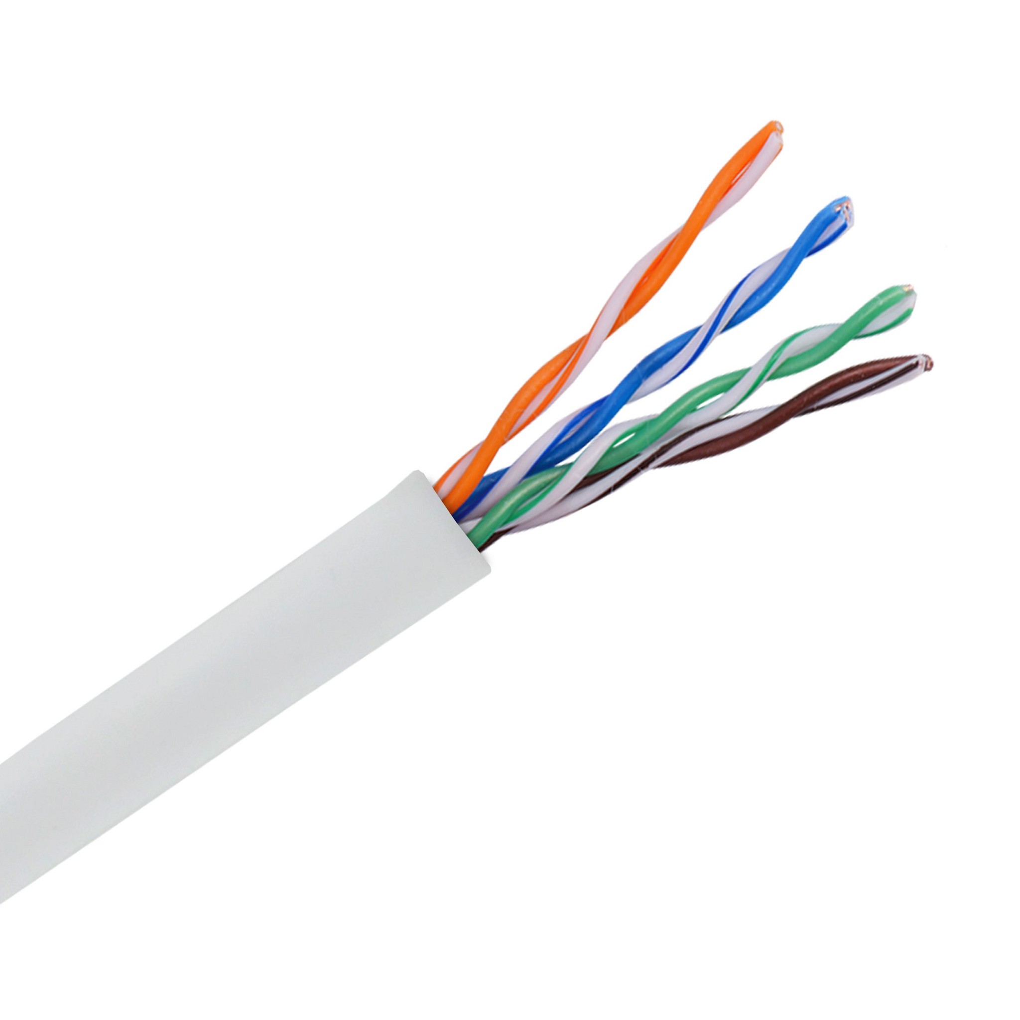 Кабель информационный Rexant PRO 02-0004 кат.5E UTP 4 пары 24AWG нг(А)-HF внутренний 305м серый