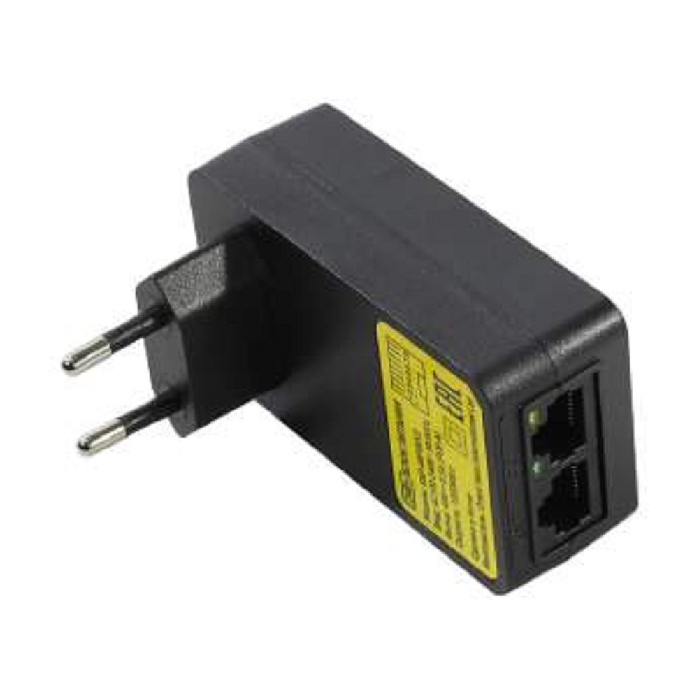 ORIENT SAP-48POEV2, PoE инжектор питания 24Вт, AC 100-240V/ DC 48V, 0.5A, вход: RJ45 LAN 10/100/1000Mbps, выход: RJ45 PoE тип A (1/2+,3/6-), совместим с оборудованием PoE IEEE 802.3af (33245)
