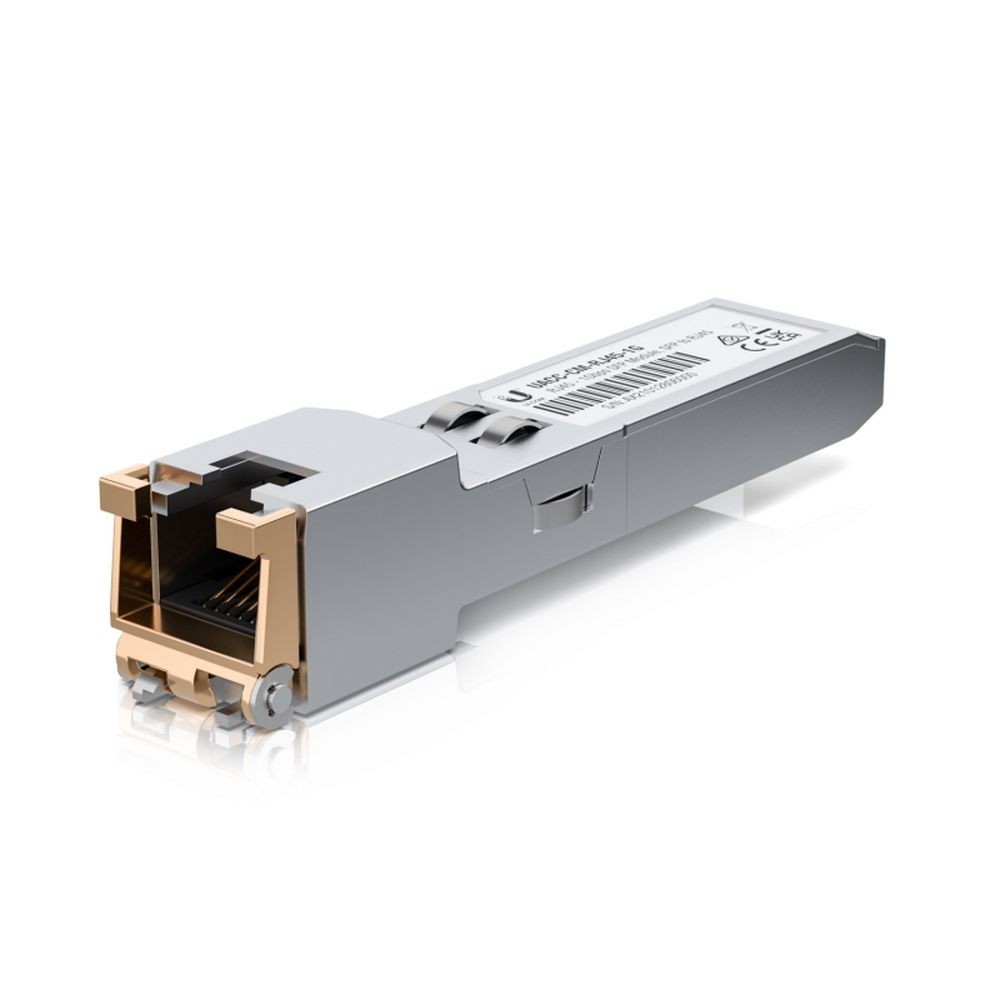 Ubiquiti UACC-CM-RJ45-1G (UF-RJ45-1G), 1G SFP to RJ45 adapter, 10/100/1000 Mbps
