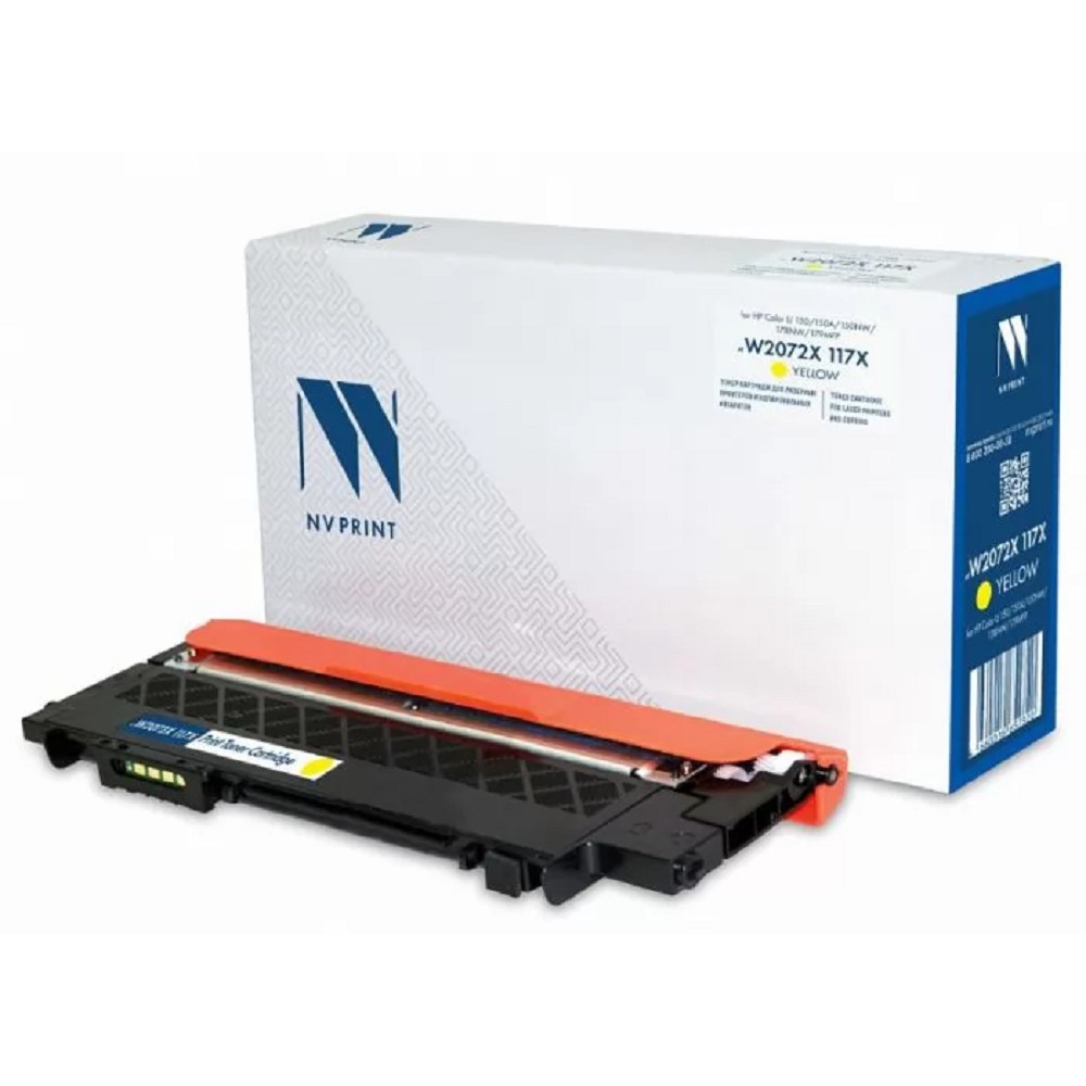 Картридж NVP совместимый NV-W2072X 117X Yellow для HP Color LJ 150/150A/150NW/178NW/179MFP (1300k) NV Print арт. NV-W2072XT-117X-Y