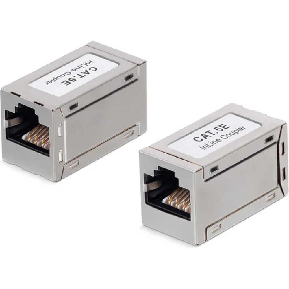 Cabeus CA-8p8c-C5e-SH Проходной адаптер, RJ45-RJ45 (8p8c), категория 5е, экранированный